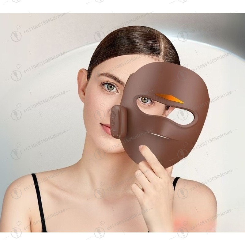 Silicone Led Face Mask Wireless - 무선 LED 광선 페이스 마스크 적색광