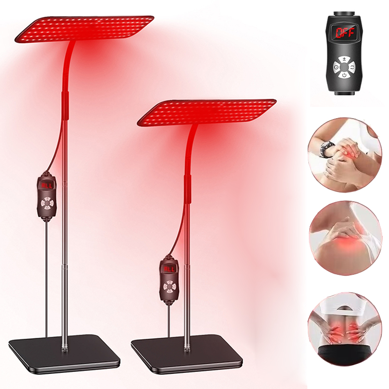 Red Light Therapy Panel 660 850 - 근적외선 패널 660nm 850nm 적색광 램프(타이머