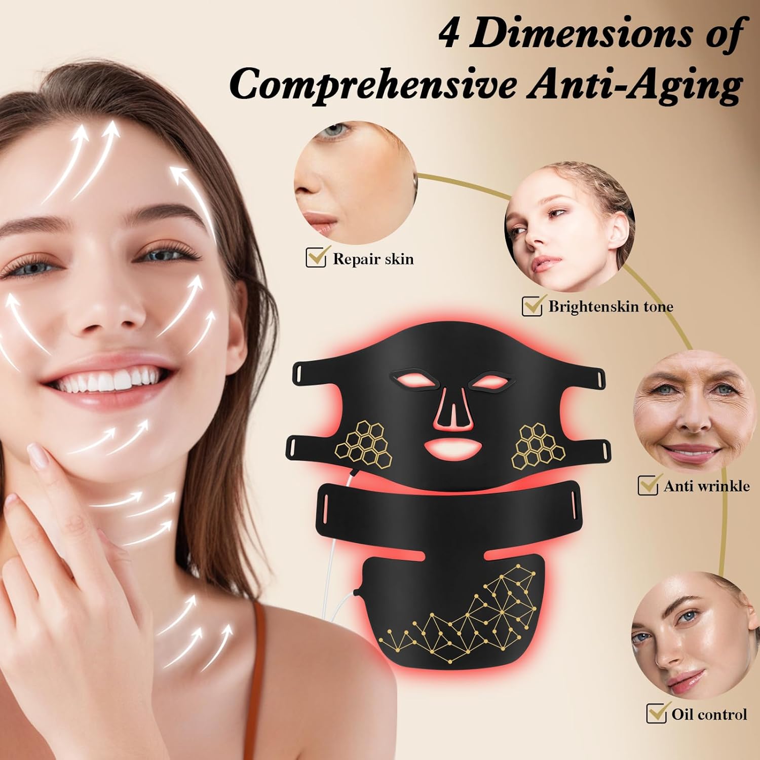M100SIR 근적외선 2in1 LED 실리콘 마스크  - Red Light Therapy Mask Near Infrared 리뷰 및 가격