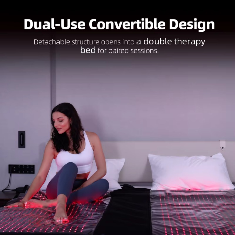 360도 전신 커버리지 니르 적색광 치료 수면 가방 전 - Led Light Therapy Bed Full Body 리뷰 및 가격