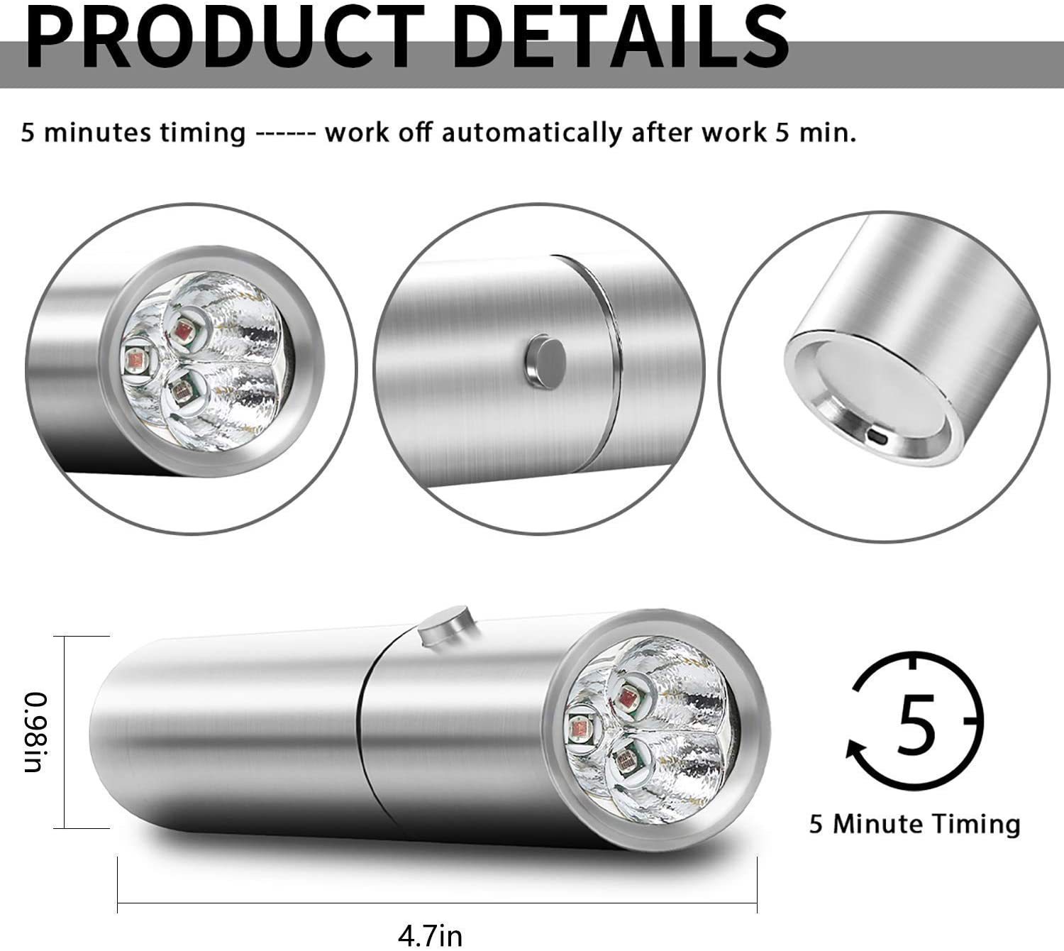 E2 휴대용 LED 손전등 630NM 660NM 850 - Red Light Therapy Torch 660Nm 리뷰 및 가격