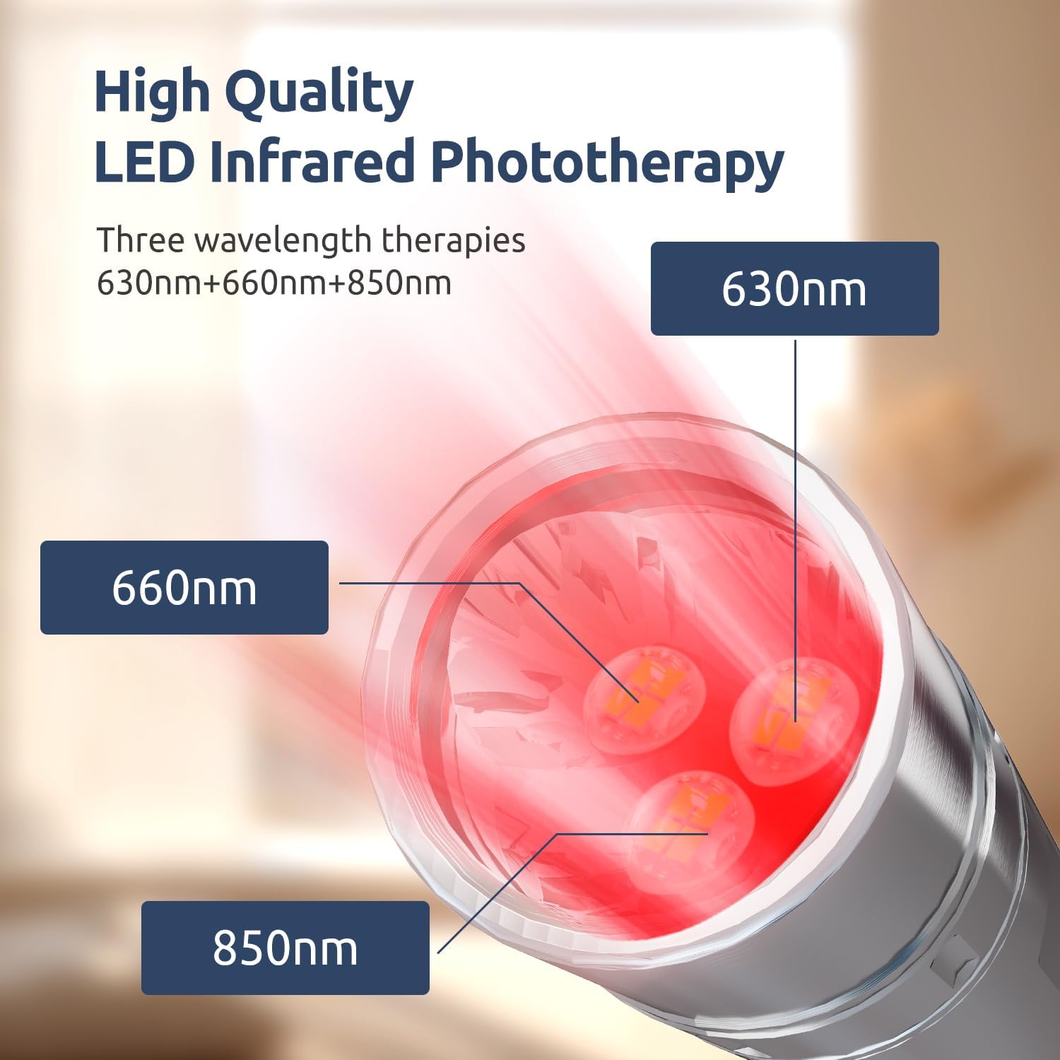 630+660+850nm 휴대용 적색광 치료기 적외선  - Red Light Therapy Torch 660Nm 리뷰 및 가격