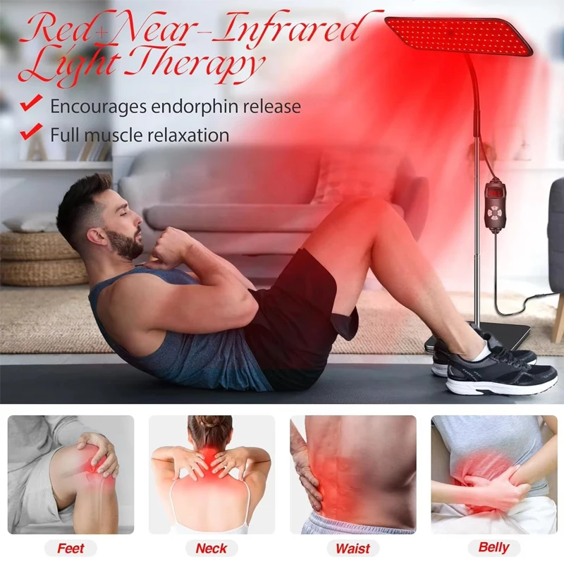 스탠드가 있는 LED 적색광 치료 램프, 660nm 및 - Red Light Therapy Torch 660Nm 리뷰 및 가격