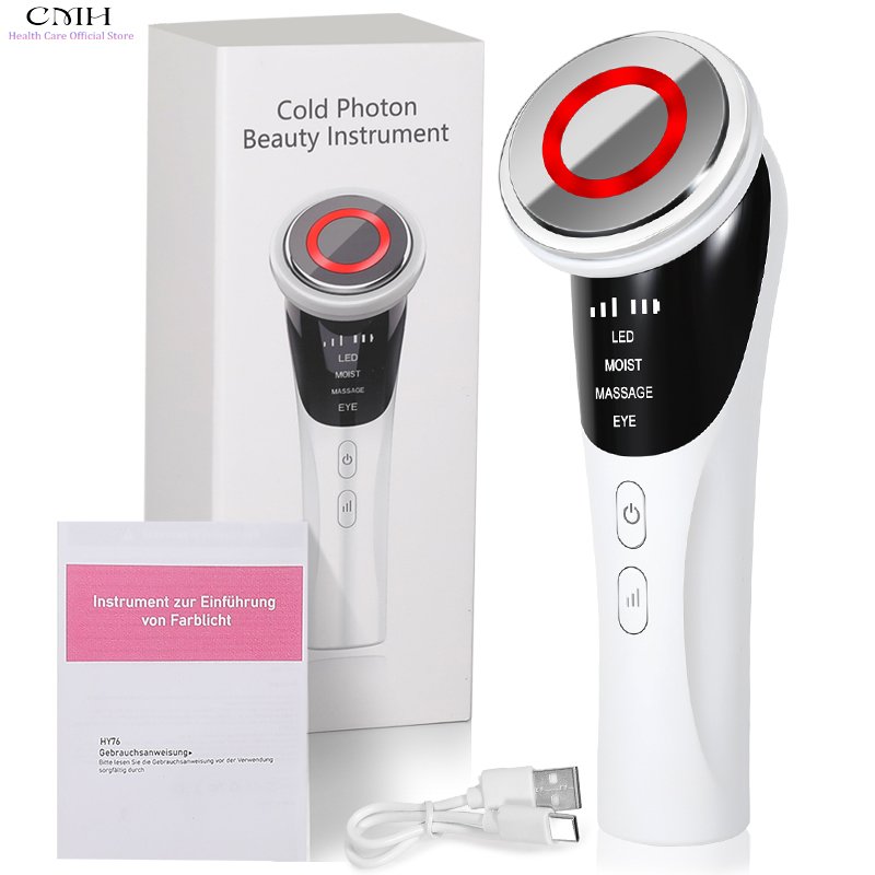4 in 1 냉광자 뷰티 기기 LED 광선 요법 온냉  - Photon Light Therapy Device Skin 리뷰 및 가격