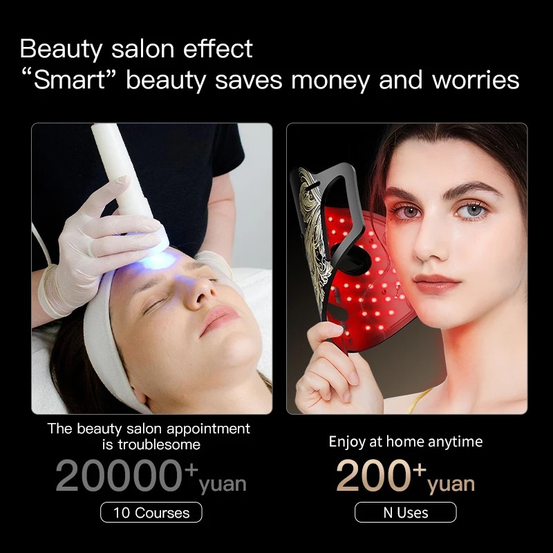 실리콘 소재의 LED 미용 마스크, 피부 재생 마스크, - Led Face Mask Phototherapy Acne 리뷰 및 가격