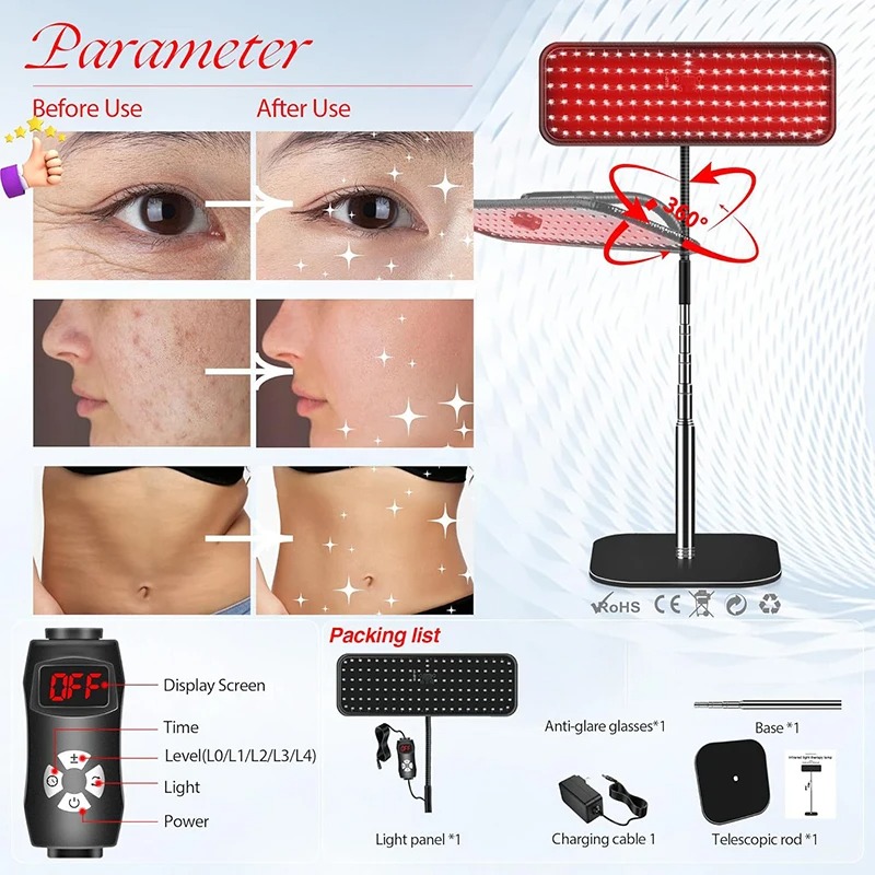 660nm & 850nm 적외선 광기기 25W LED  - Red Light Therapy Torch 660Nm 리뷰 및 가격
