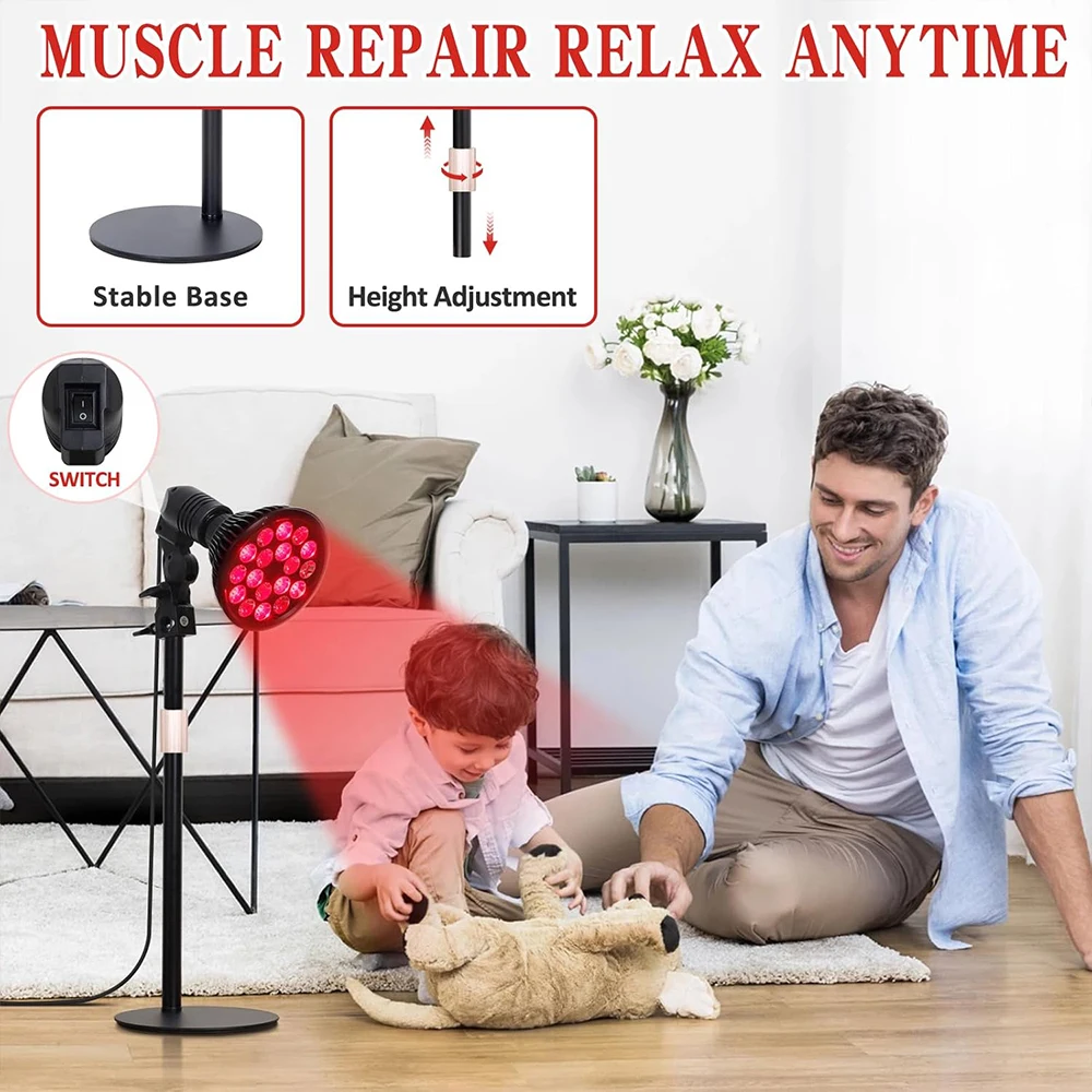 붉은 빛 치료 램프 54W 660nm 및 850nm 적 - Red Light Therapy Torch 660Nm 리뷰 및 가격