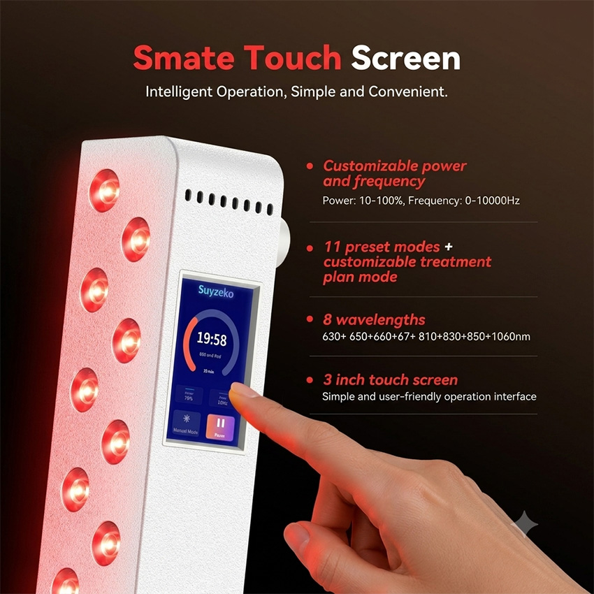 64 LED 레드 라이트 테라피 패널 200W 630  - Red Light Therapy Panel 660 850 리뷰 및 가격