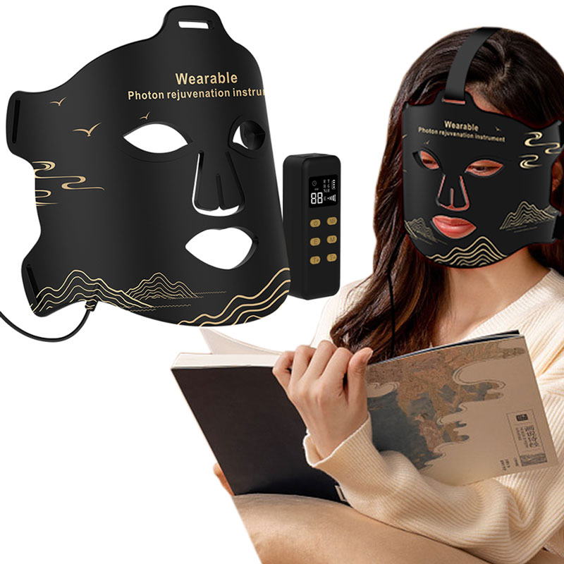 4 가지 색상 피부 회춘 안티 에이징 적색 Led 적외 - Red Light Therapy Mask Near Infrared 리뷰 및 가격